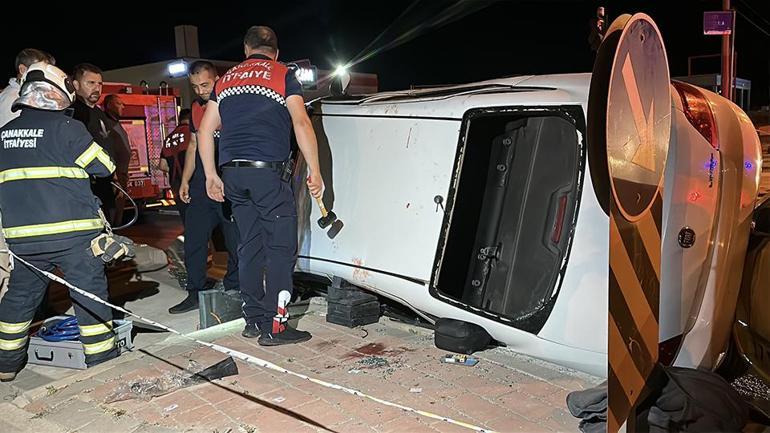 Çanakkalede feci kaza: 8 yaralı