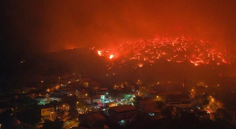 Bursada yangında tahliye edilen 3 mahallede geri dönüşler başladı
