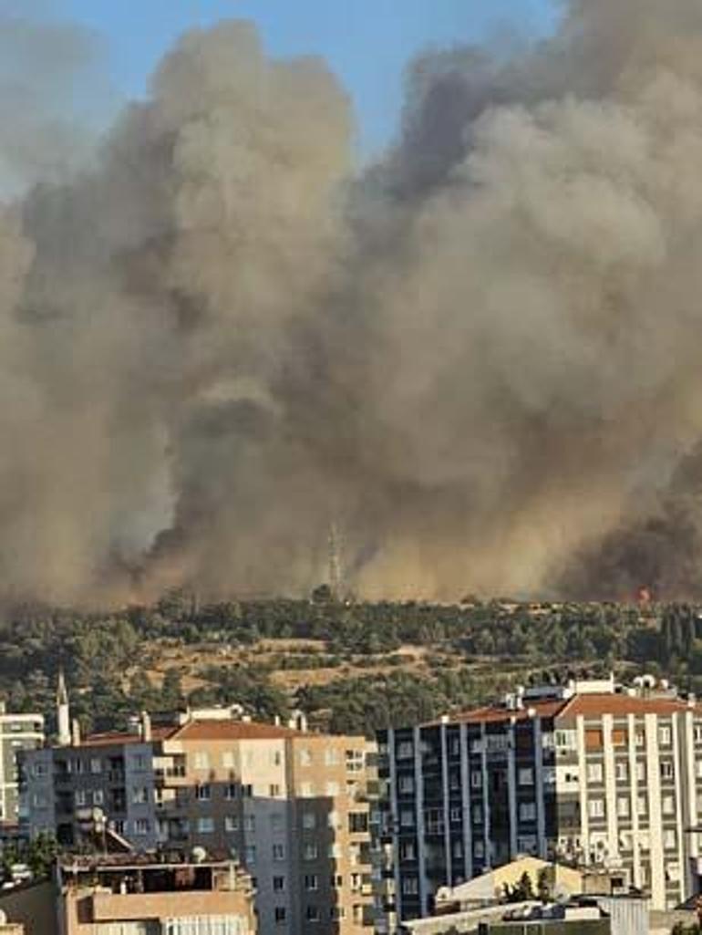 İzmir Bucada orman yangını Gün ağardı, küle dönen bölge görüntülendi