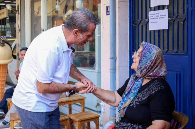 BAŞKAN YETİŞKİN’E İNCİRLİOVA’DA SEVGİ SELİ