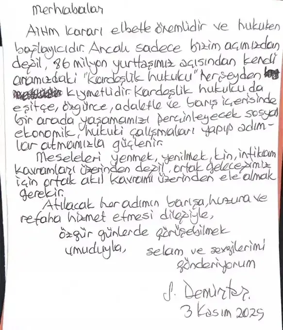 Selahattin Demirtaş'tan AİHM kararına ilk yorum