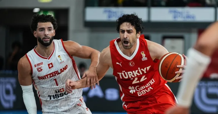 A Milli Erkek Basketbol Takımımız, İsviçre'yi farklı devirdi!
