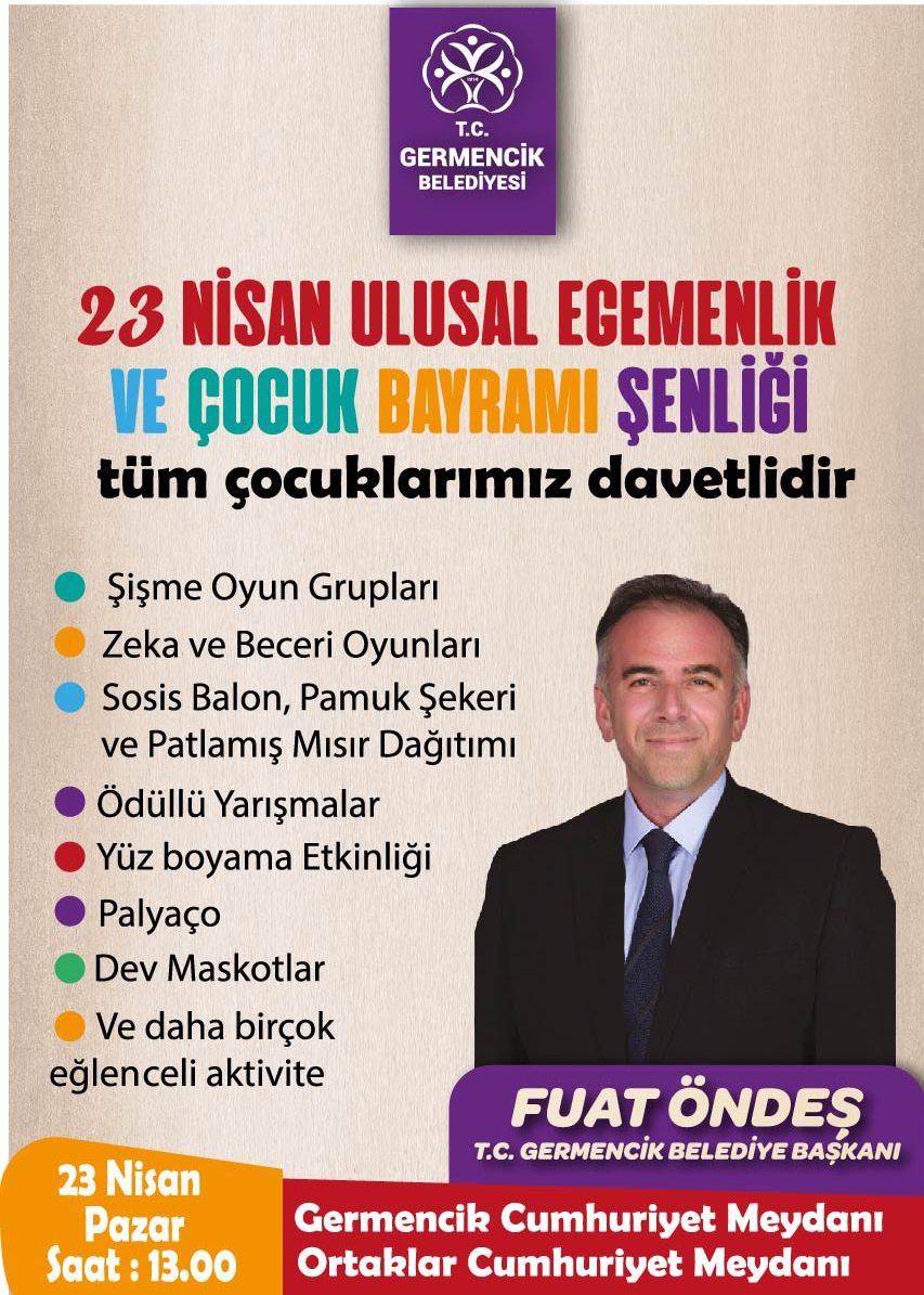 Germencik Belediyesi’nden 23 Nisan’da ‘çocuklara özel şenlik’