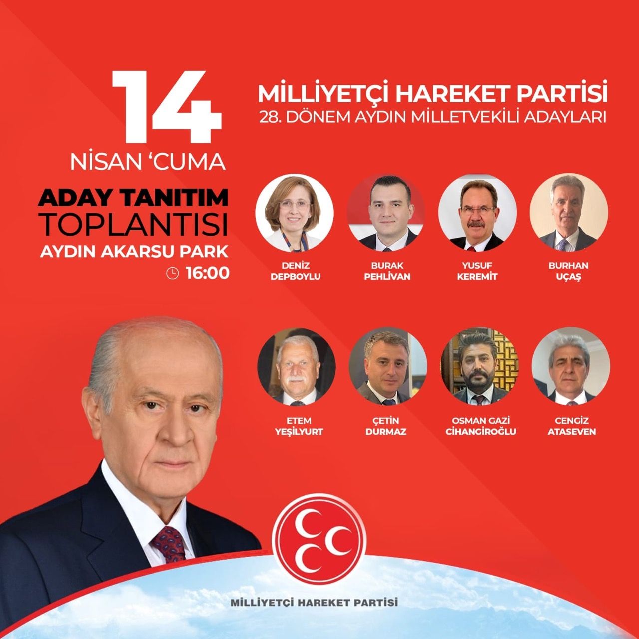 MHP’nin Aydın milletvekili adayları tanıtılacak