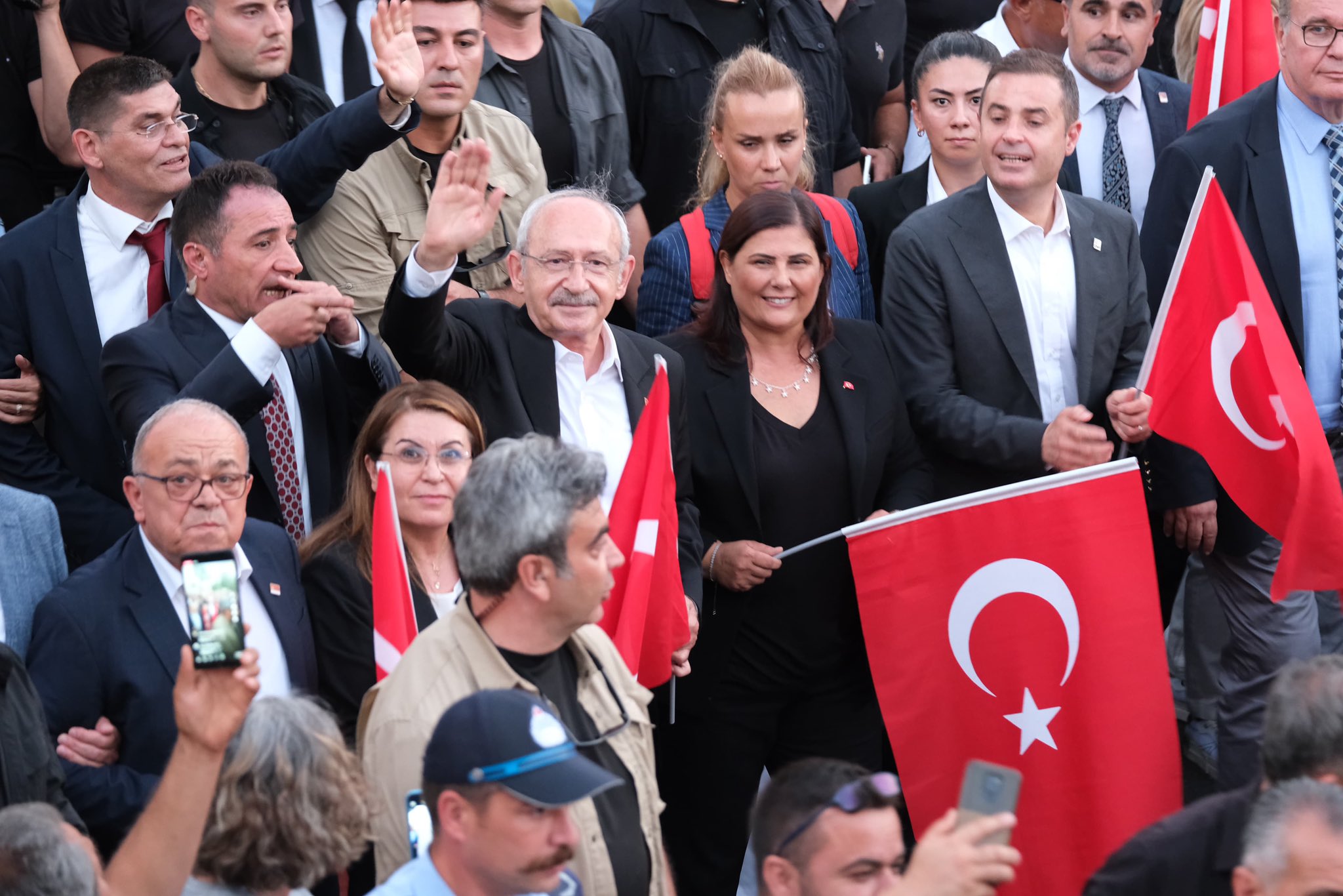 Kılıçdaroğlu, Zafer Yürüyüşü’ne katıldı