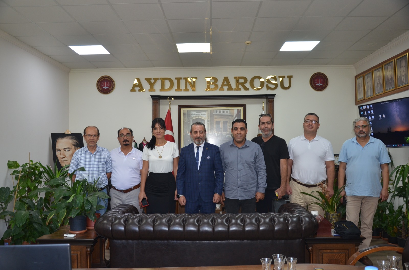 TİNGADER AYDIN ŞUBE AYDIN BAROSUNU ZİYARET ETTİ