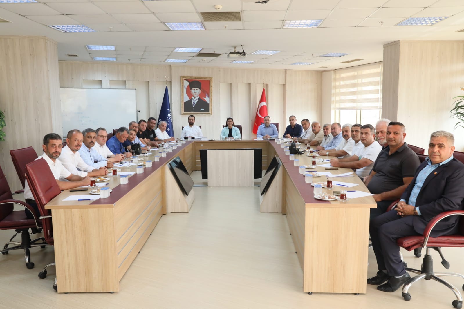 GERMENCİK MUHTARLARINDAN BAŞKAN ÇERÇİOĞLU’NA NEZAKET ZİYARETİ