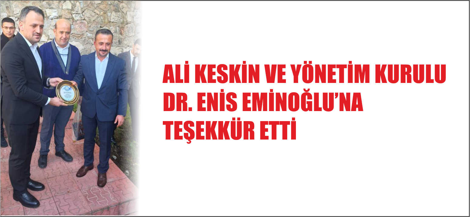 Bıyıklı Spor Kulübü Başkanı Ali Keskin Bakan Yardımcısına Teşekkür Etti