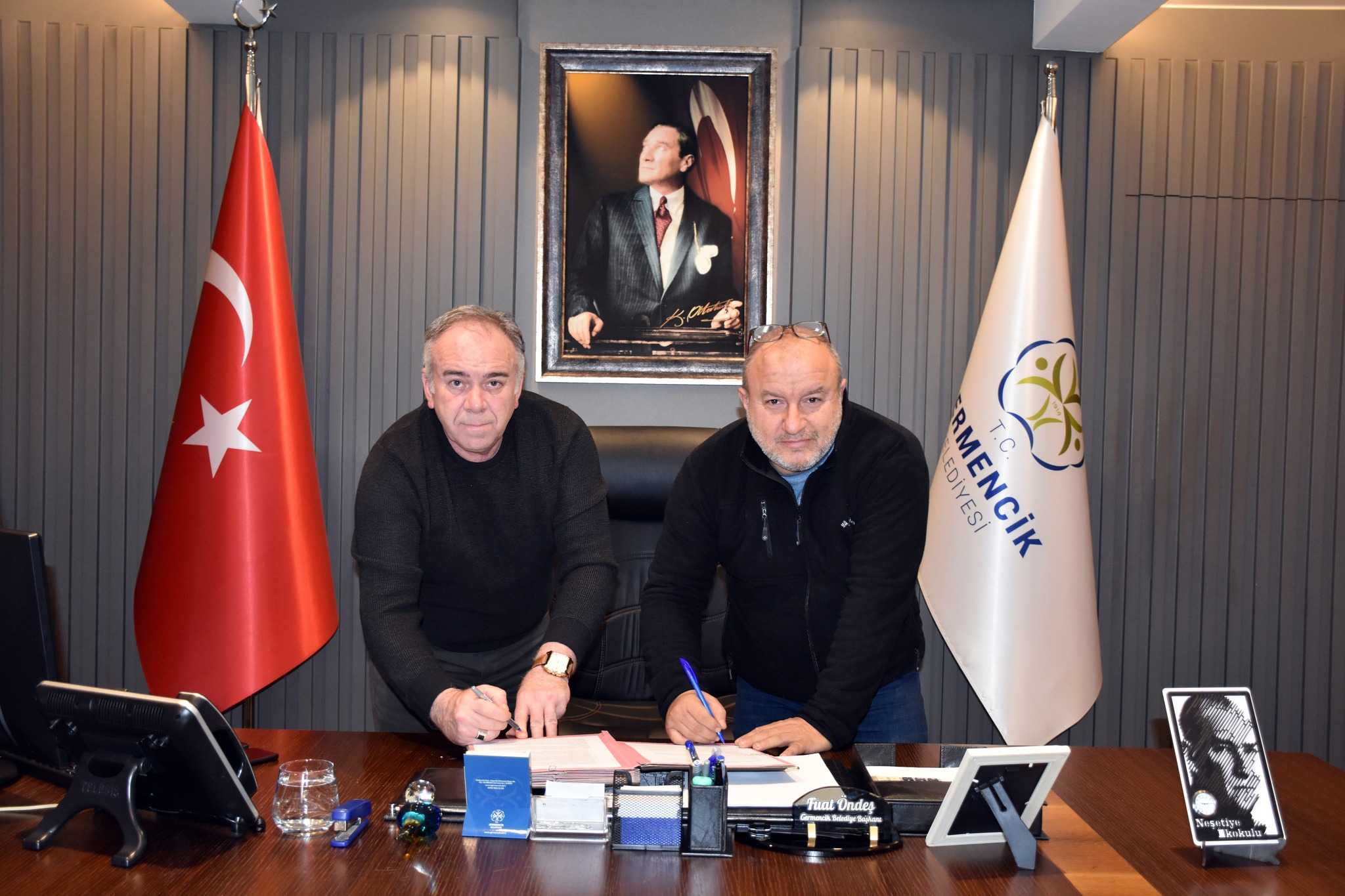 GERMENCİK’TE DEPREM HAREKETLERİNİN İZLENMESİ İÇİN İMZALAR ATILDI