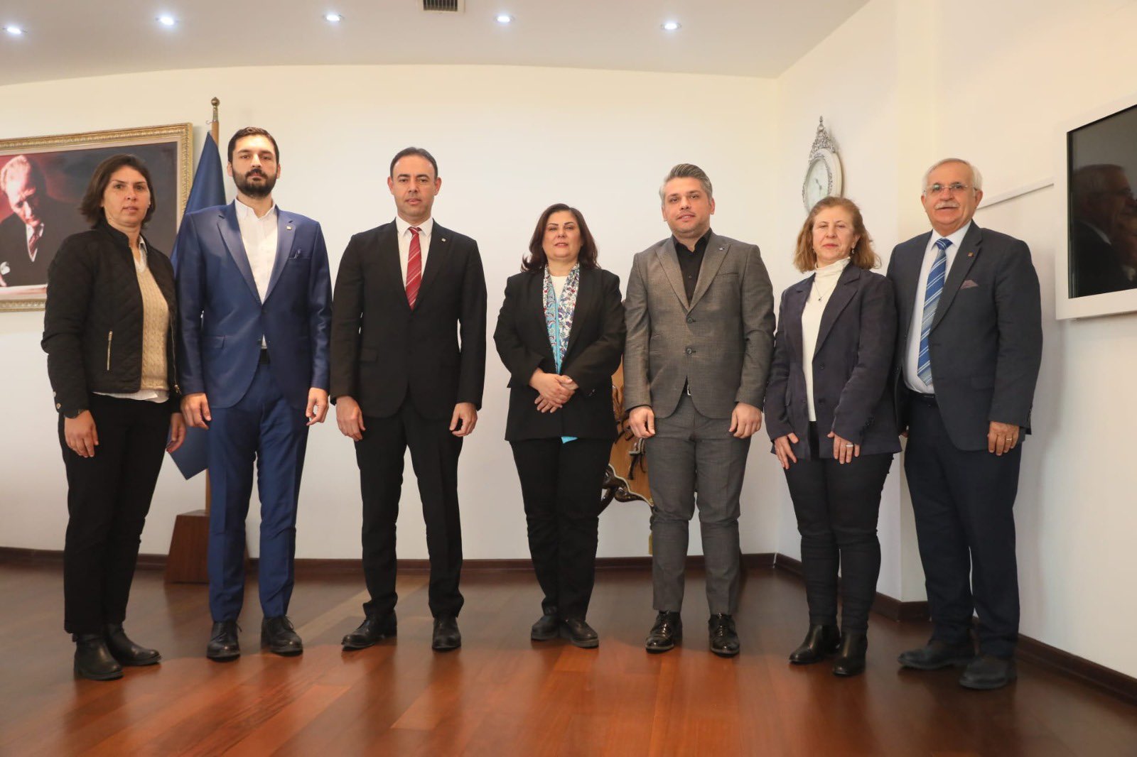 İMO AYDIN ŞUBESİ BAŞKAN ÇERÇİOĞLU’NU ZİYARET ETTİ.