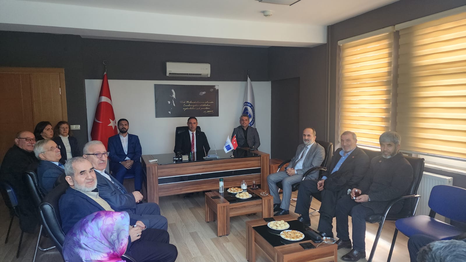 SAADET PARTİLİ FATİH KARAHAN İMO AYDIN ŞUBE BAŞKANLIĞINI ZİYARET ETTİ