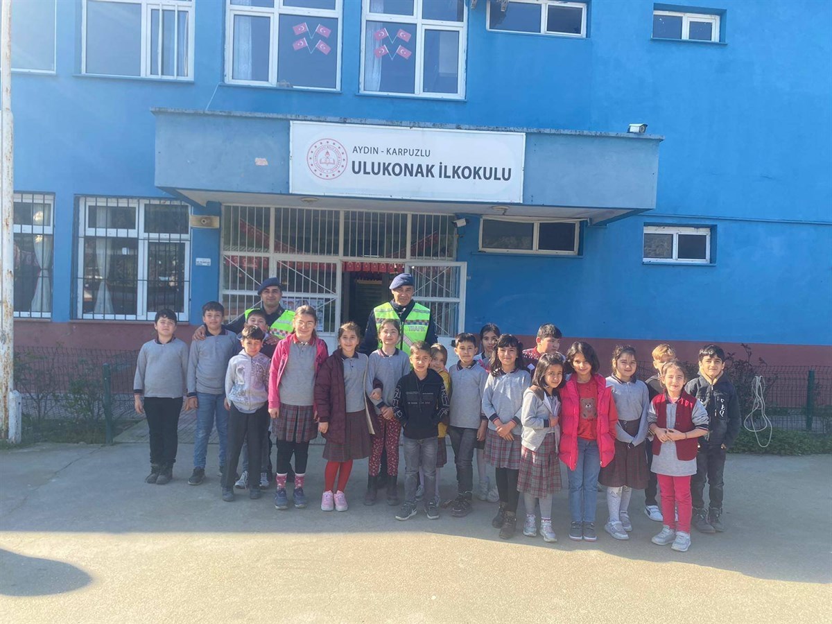 Karpuzlu’da Öğrencilere Trafik Eğitimi Verildi
