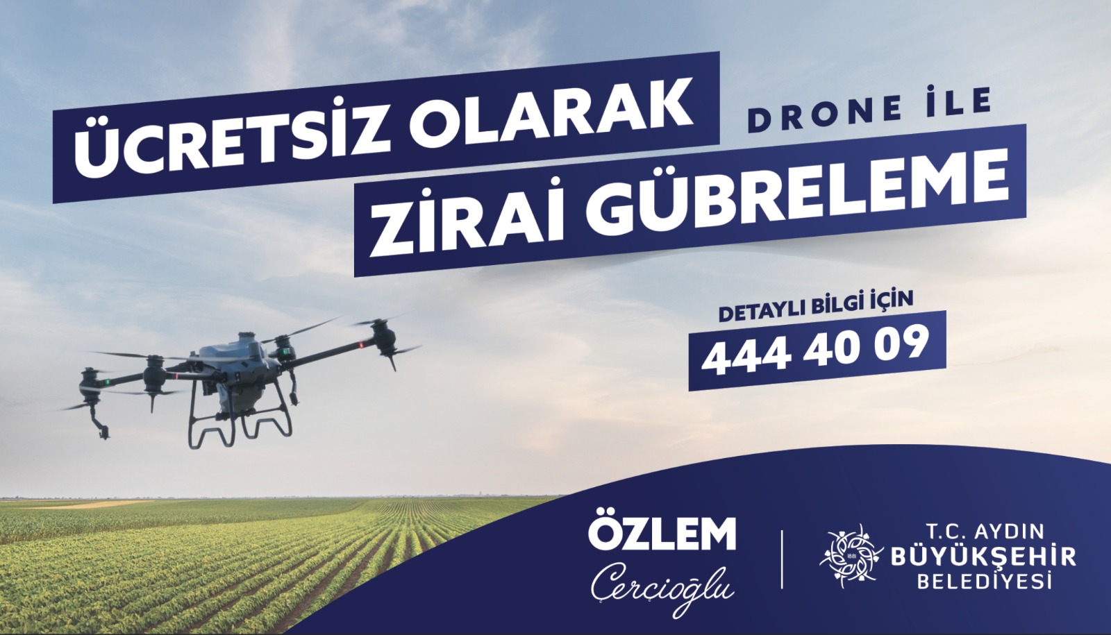 Çerçioğlu’ndan Aydın Çiftçisine Büyük Proje