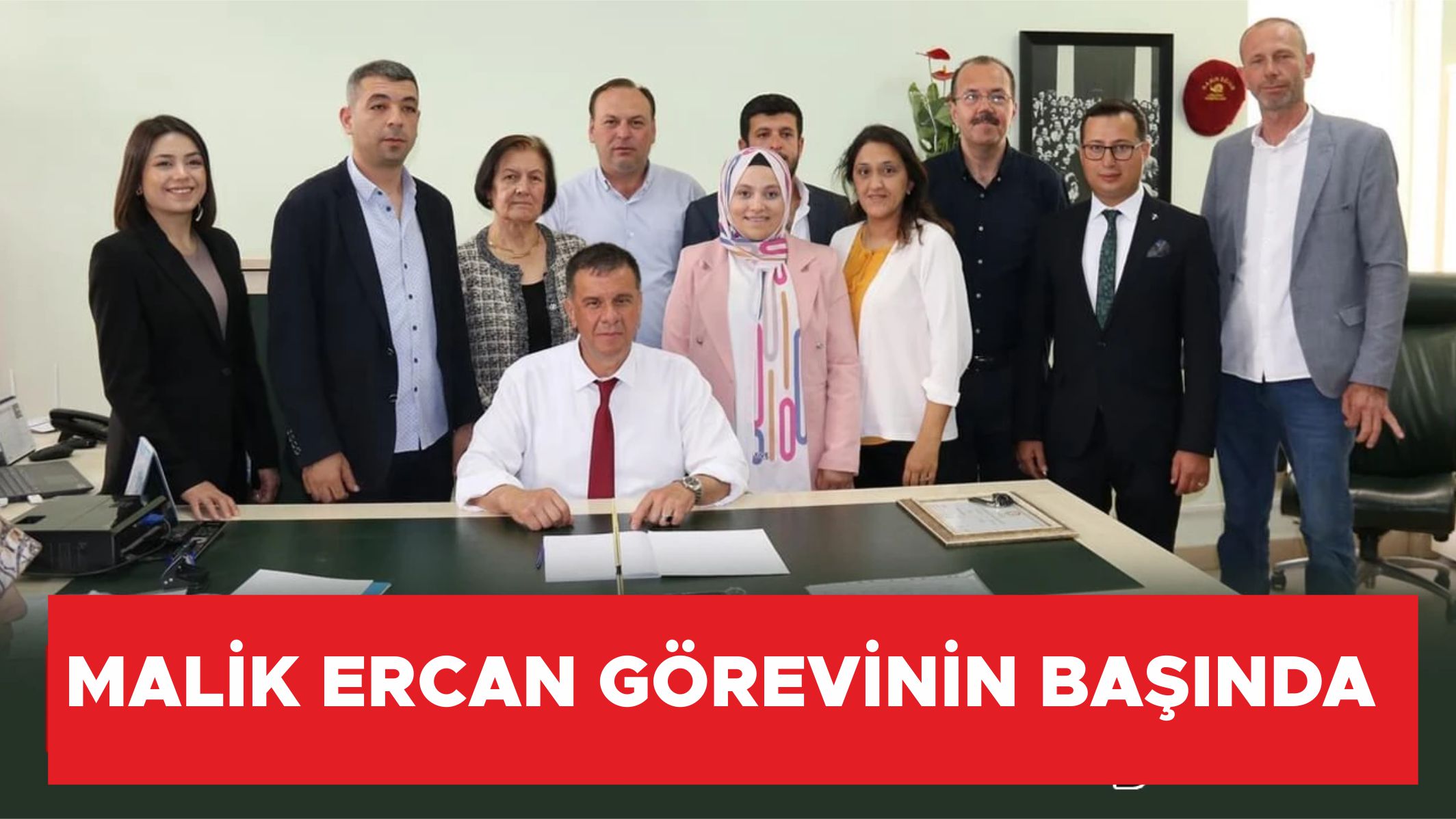 Ercan, mazbatasını aldı göreve başladı