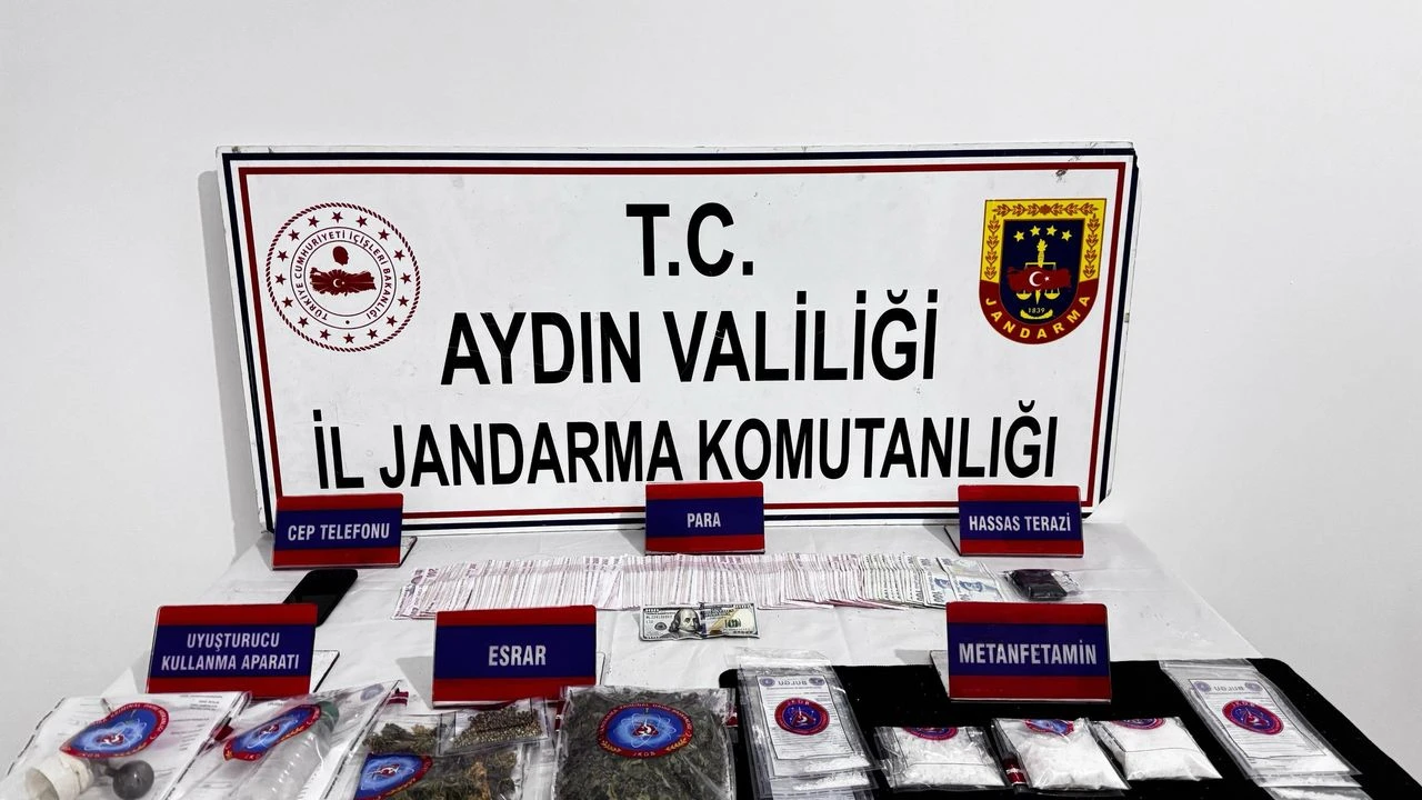 Aydın’da uyuşturucu operasyonu!