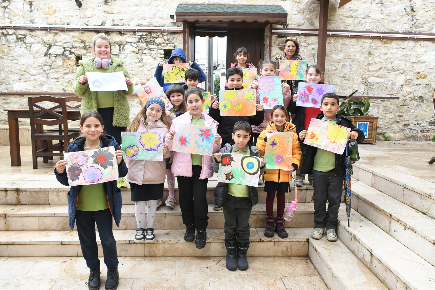 Çocuklar Seyakmer’de Ebru Sanatı İle Tanıştı