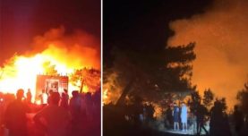 Hatay Samandağ’da orman yangını
