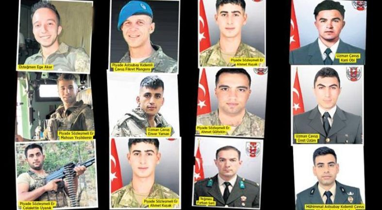 Şehit sayısı 12’ye yükseldi… 852 rakımda ne oldu?