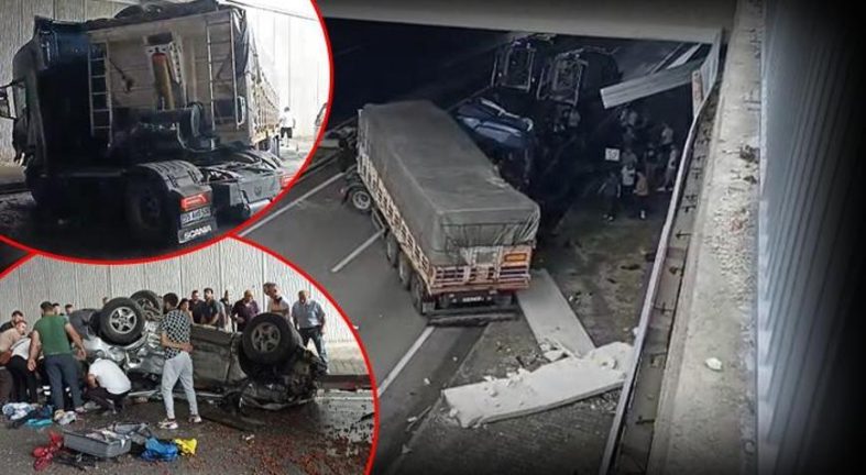 Kastamonu'da feci kaza! Otomobil, TIR'a çarptı: 3 ölü, 5 yaralı