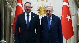 Cumhurbaşkanı Erdoğan, Ukrayna Devlet Başkanlığı Ofisi Başkanı Yermak’ı kabul etti