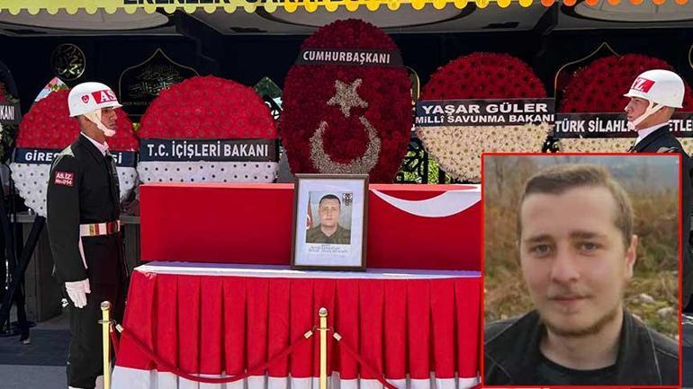 Şehit er Semih Erdoğan, memleketi Giresunda son yolcuğuna uğurlandı