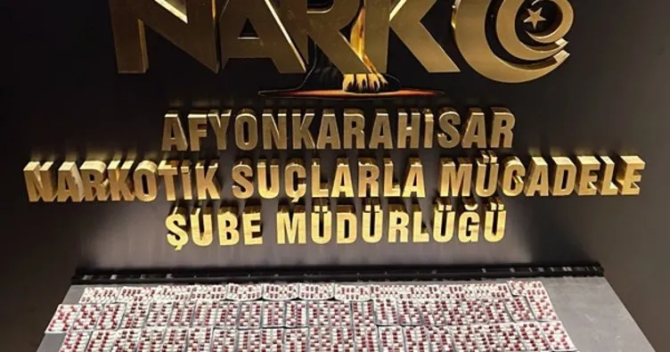 Afyonkarahisar’da valizinde uyuşturucu bulunan otobüs yolcusu tutuklandı