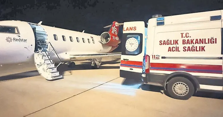 Ambulans uçak Zehra bebek için havalandı