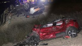 Ankara’da kafa kafaya çarpışan otomobiller demir yığınına döndü: Ölüler ve yaralılar var