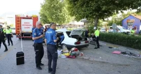 Denizli’de feci kaza! 1 ölü 4 yaralı