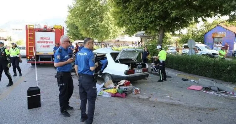 Denizli'de feci kaza! 1 ölü 4 yaralı