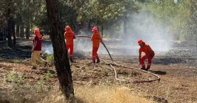 Fethiye’deki yangının etrafı çevrildi