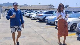 ‘Yasak aşk’ Bodrum’da objektiflere yakalandı: Beşiktaş eski başkanı ile eski manken görüntülendi
