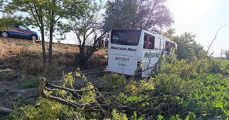 Konya'da yolcu otobüsü şarampole uçtu: 3'ü çocuk 7 kişi yaralandı!