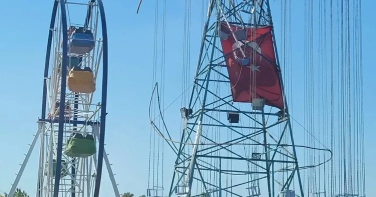 Manisa Turgutlu’da lunaparkta salıncak faciası! Kopan salıncaktan düşen 2 çocuk ağır yaralandı
