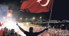 Türk milletine diz çöktürülemez