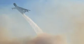 Urla’da orman yangını