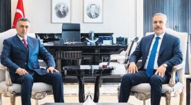 Bakan Fidan, Basra Valisi İdani’yi kabul etti