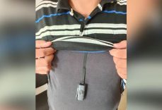 Ehliyet sınavında kopya düzeneğiyle yakalandı
