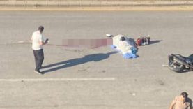 Ankara’da otomobillerin arasına sıkışan motosikletin sürücüsü öldü