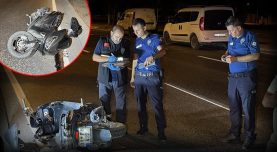 Adana’da feci kaza! Devrilen motosikletteki 1 kişi öldü, 1 kişi yaralandı