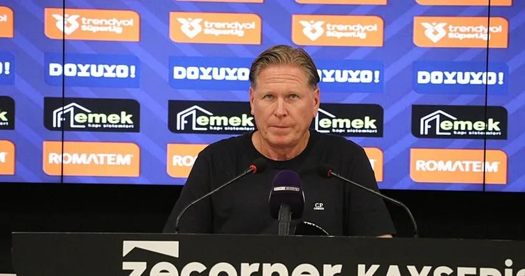 Markus Gisdol: "Galatasaray'ın seviyesinde değiliz"