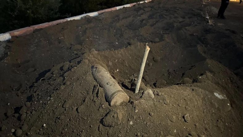 Erzurum’da 150 yıllık top mermileri bulundu