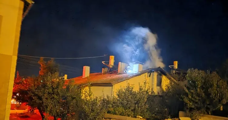 Ankara’da iki katlı binada yangın: 2 kişi dumandan etkilendi