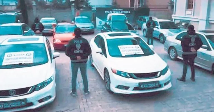 Araba dolandırıcılarına eşzamanlı operasyon