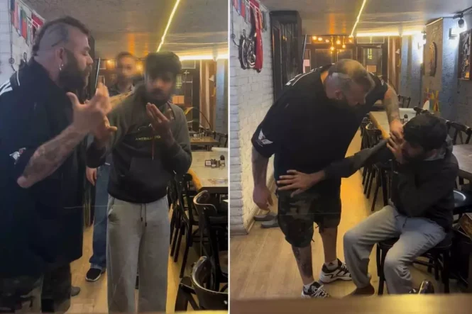 Beyoğlu'nda oyuncu Bahadır Ünlü hırsızlık yaptığı iddiasıyla çalışanını beyzbol sopasıyla darbetti