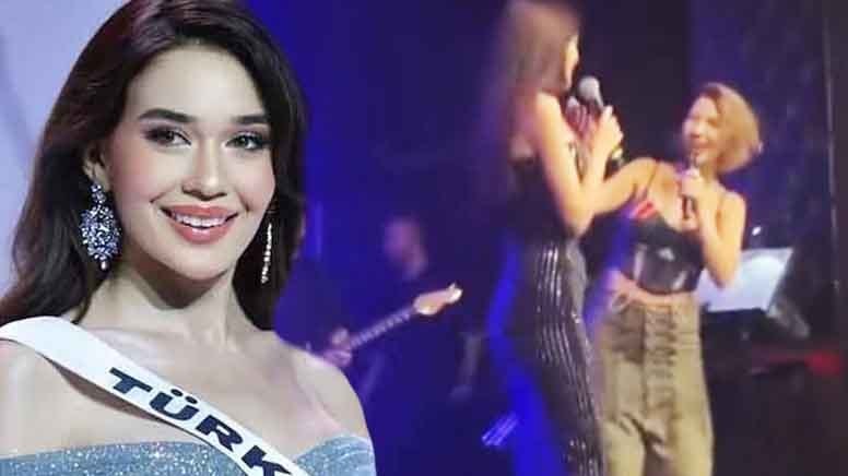 Hande Yener Türkiye güzeli Ceren Arslan’a moral verdi