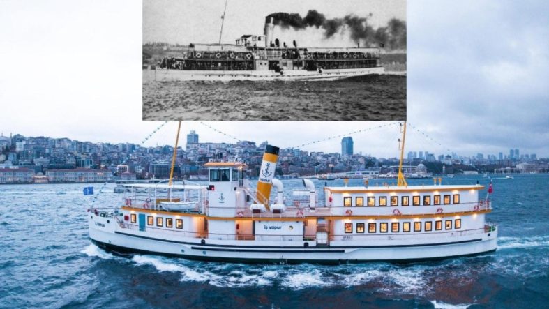 Efsane vapur yeniden İstanbul'da