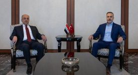 Dışişleri Bakanı Hakan Fidan Irak Savunma Bakanı Abbasi ile görüştü